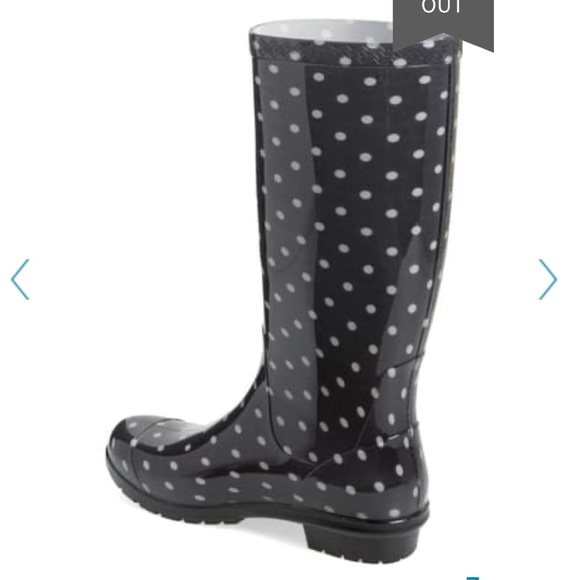 UGG Shaye Polka Dot Rubber Rain Boots - Picture 2 of 6
